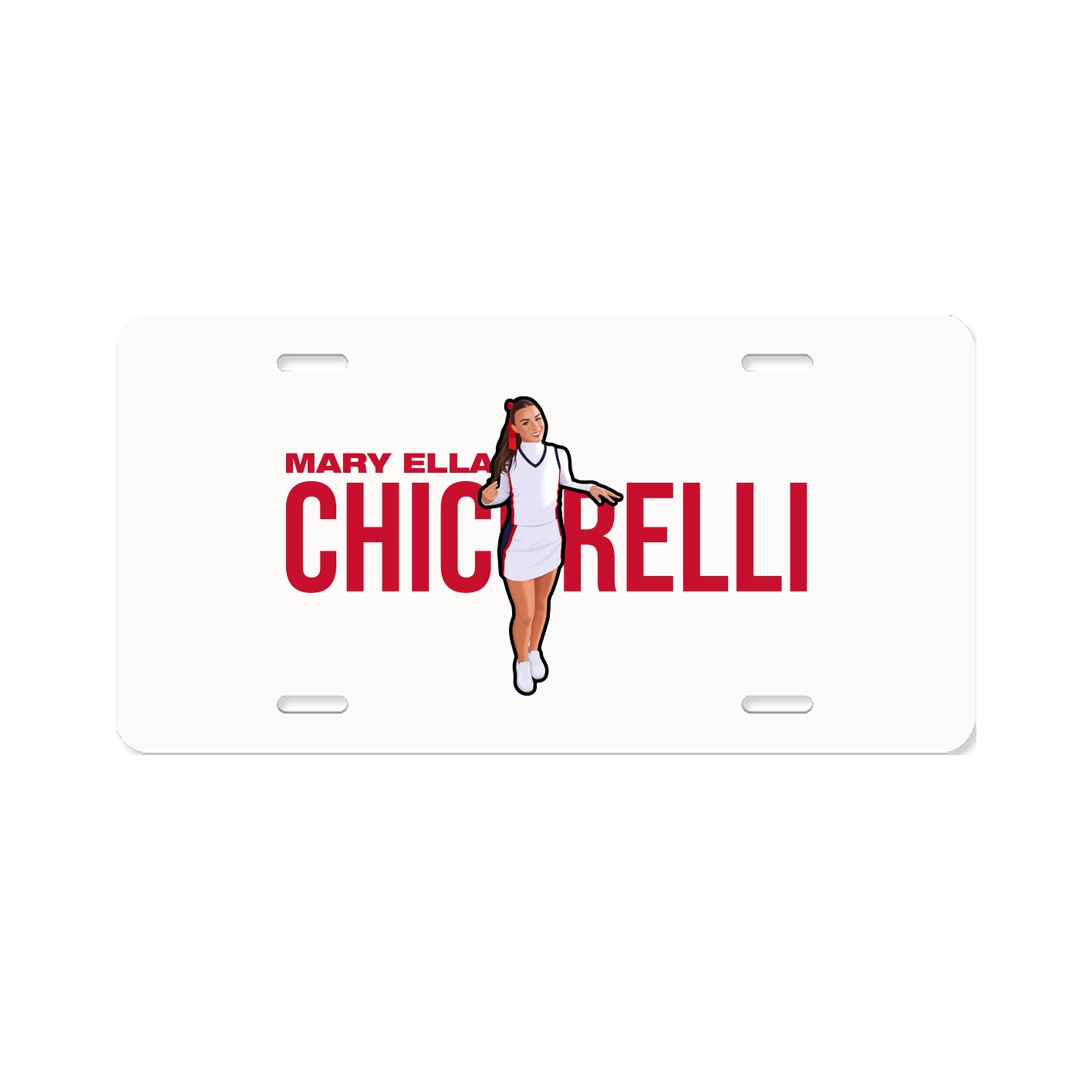 License Plate — Player Name in Classic