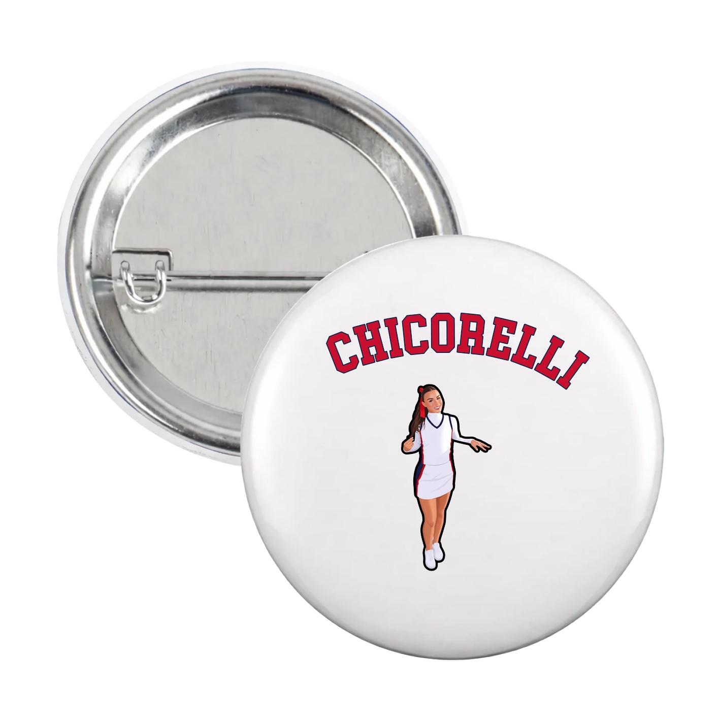 Game Day Button — Shirsey Arch in White