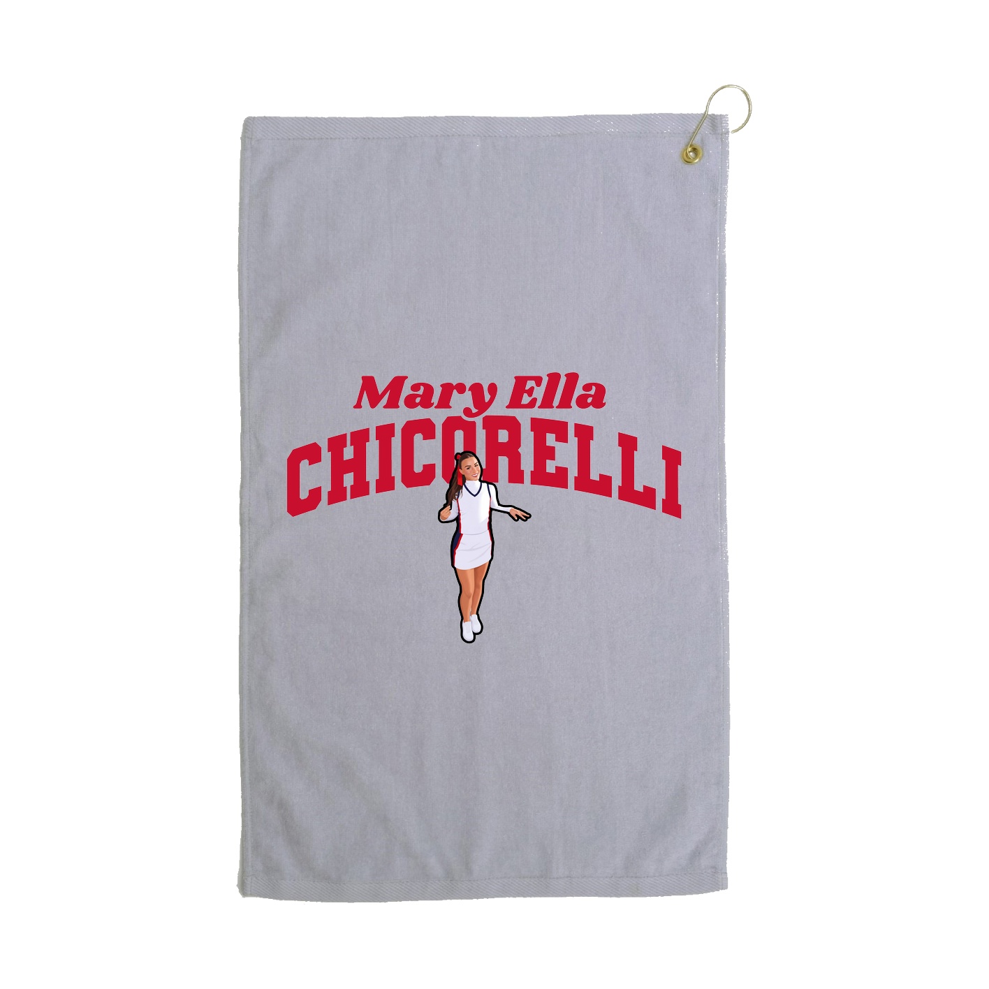 Golf Towel — Signature Arch in Grey