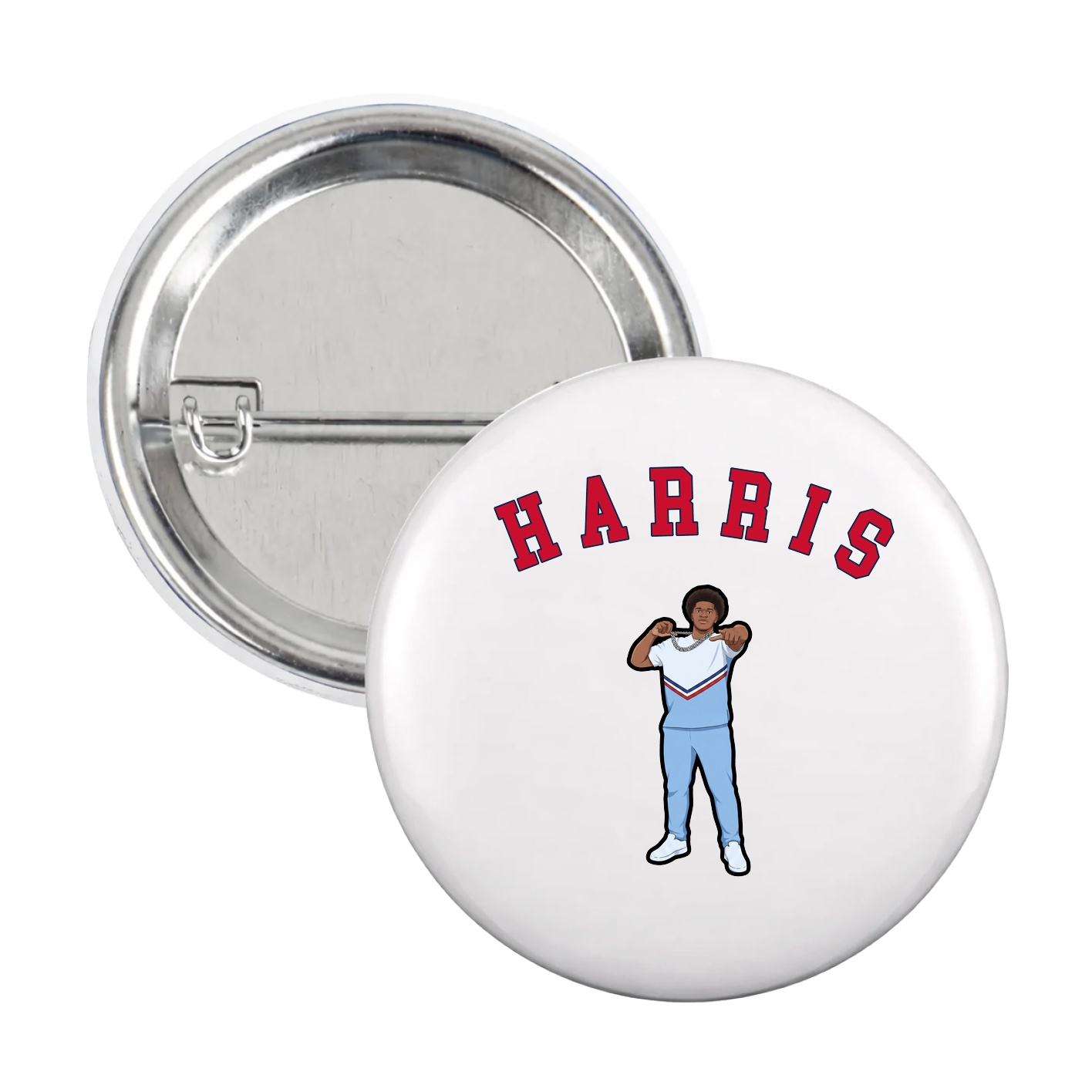Game Day Button — Shirsey Arch in White