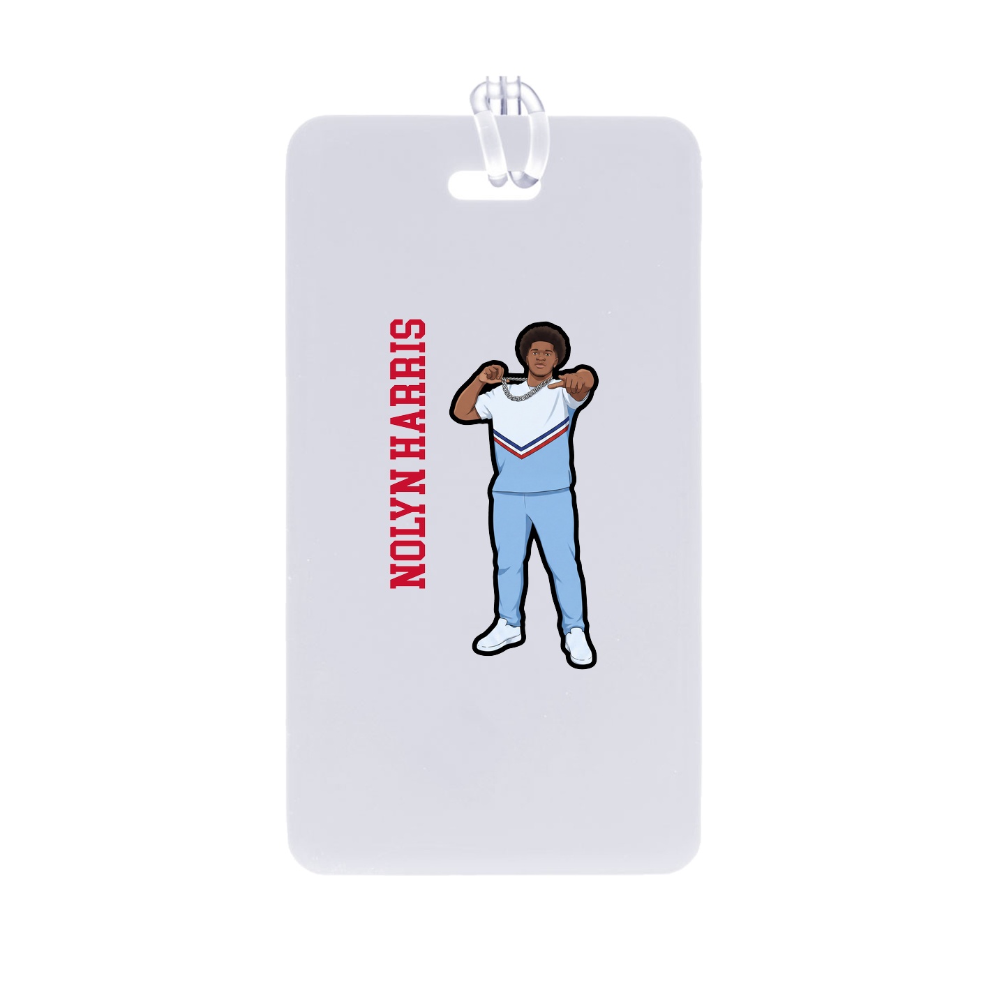 Bag Tag — Name Vertical in Classic