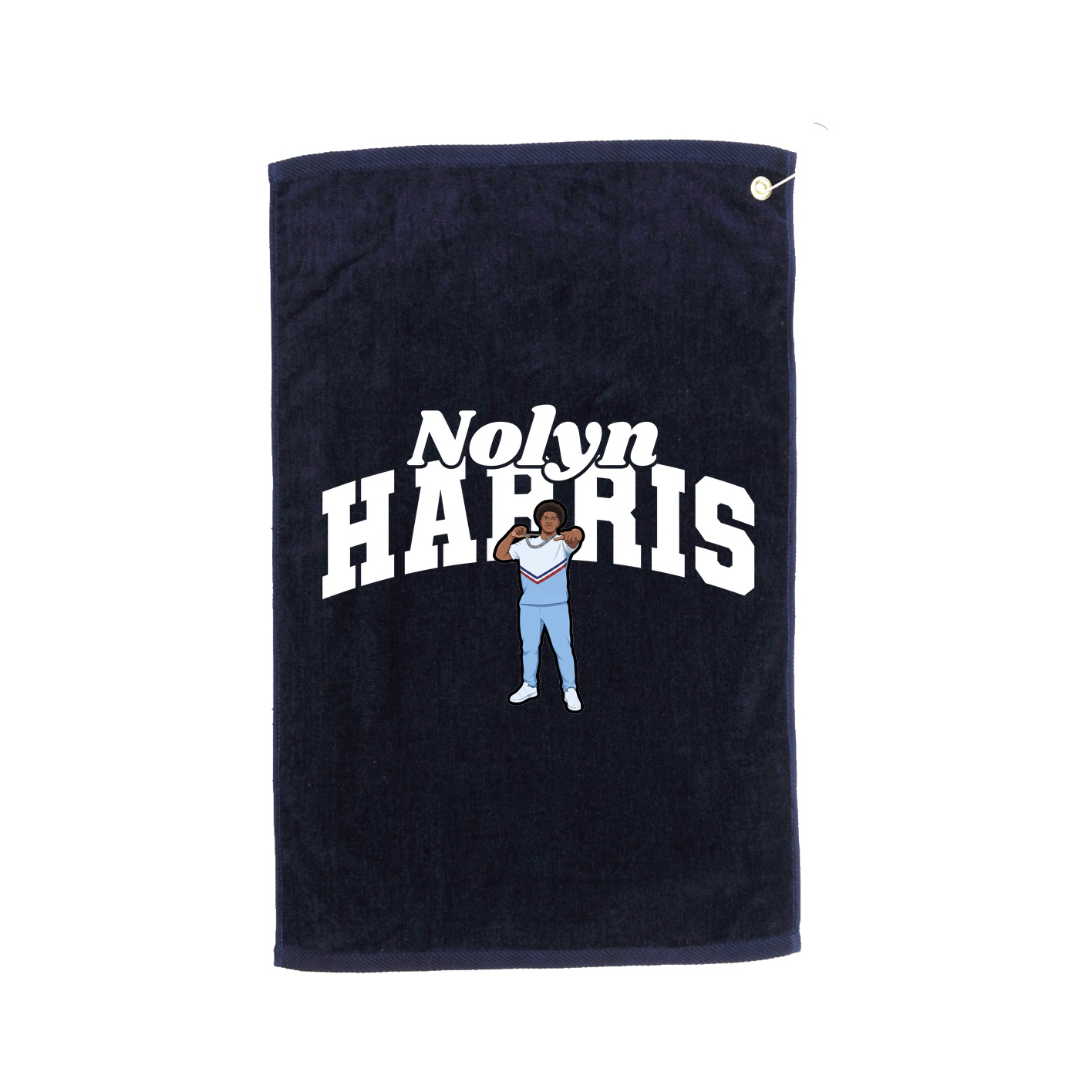 Golf Towel — Signature Arch in Navy