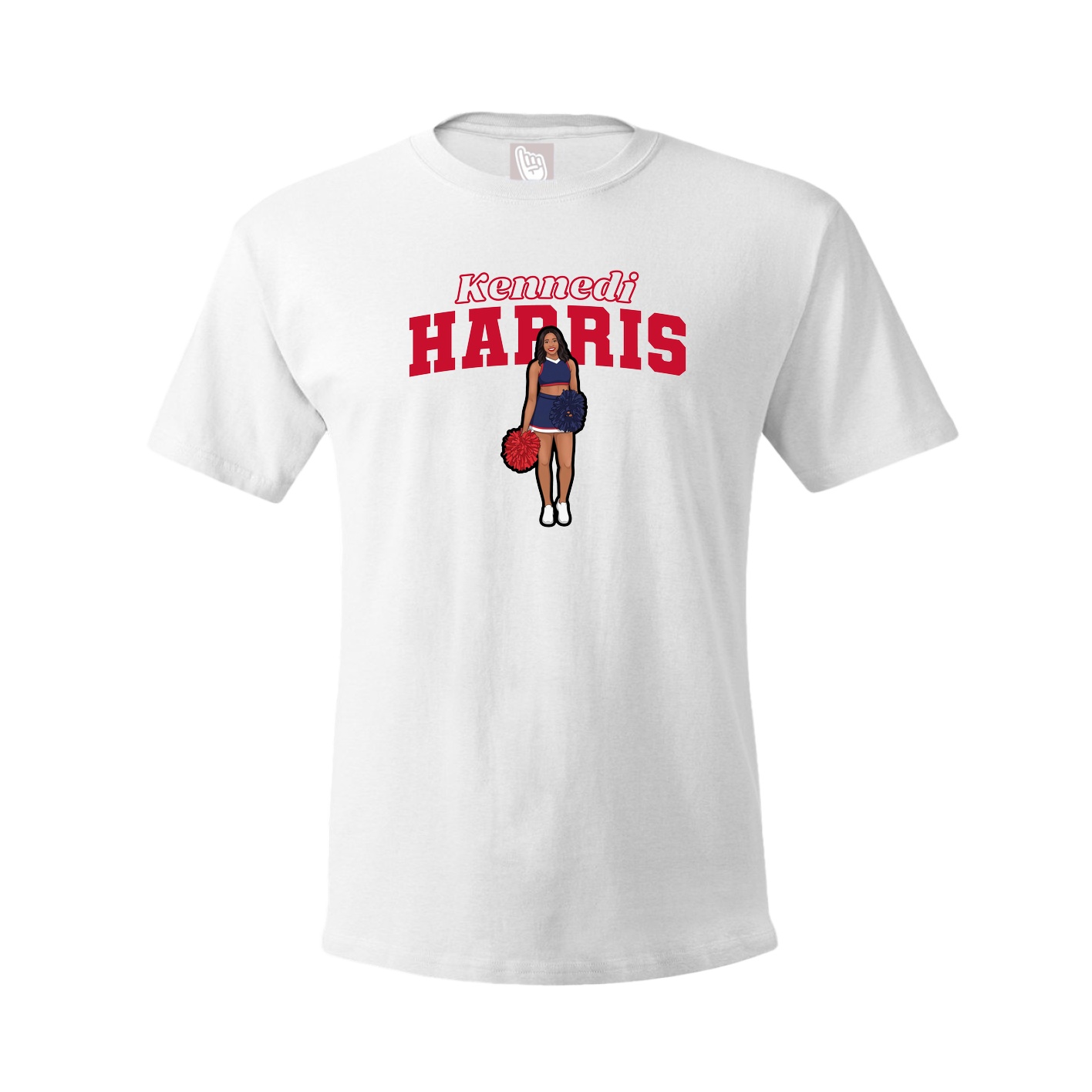Tee — Name Arch in White