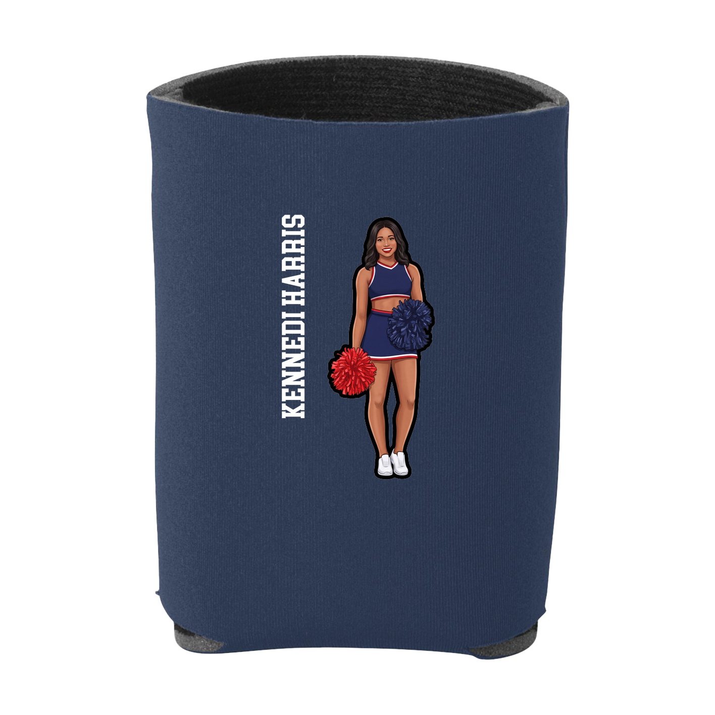 Can Holder — Name Vertical in Navy
