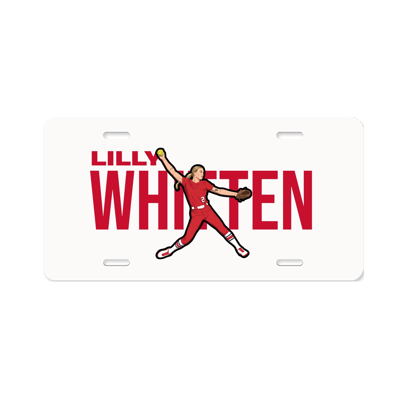 License Plate — Player Name in Classic