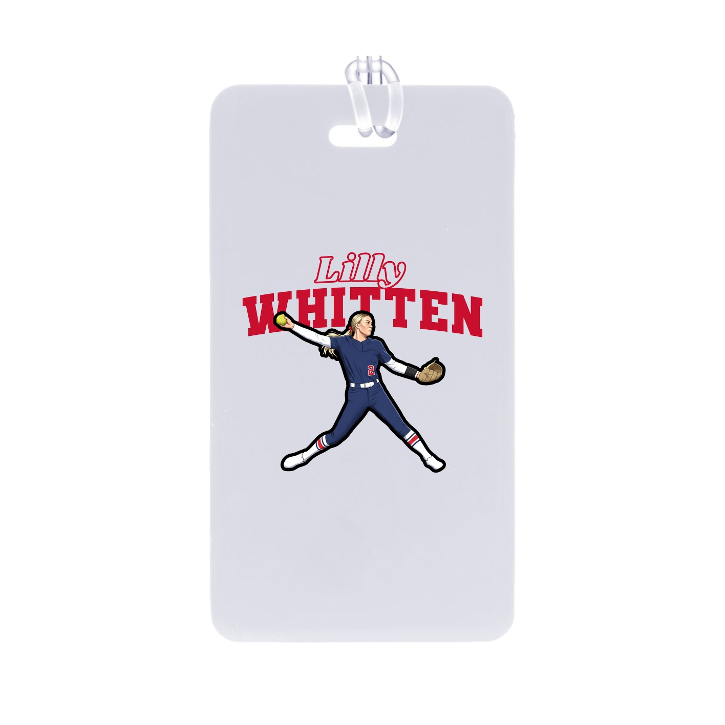 Bag Tag — Name Arch in Classic