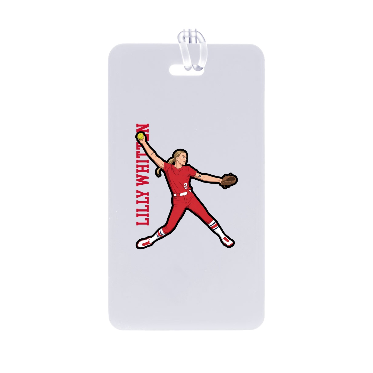 Bag Tag — Name Vertical in Classic