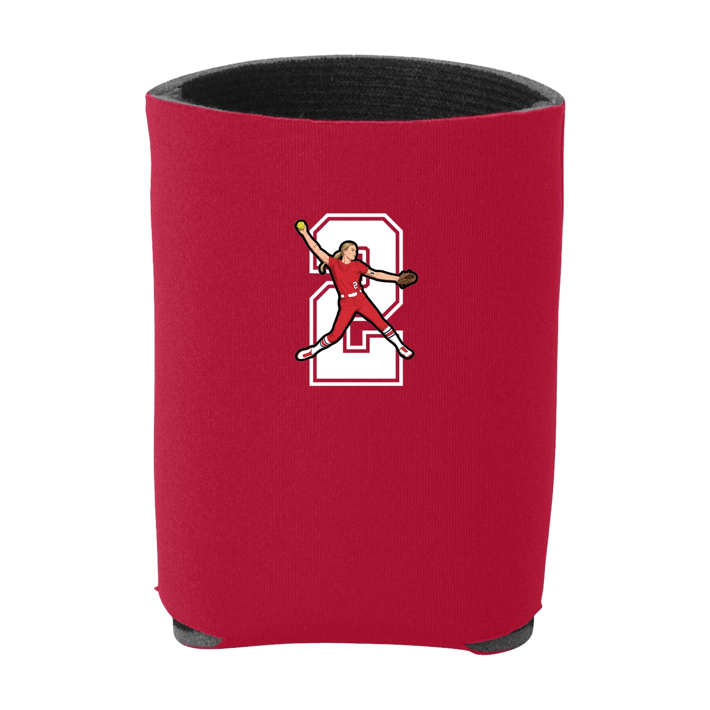 Can Holder — Number in Red
