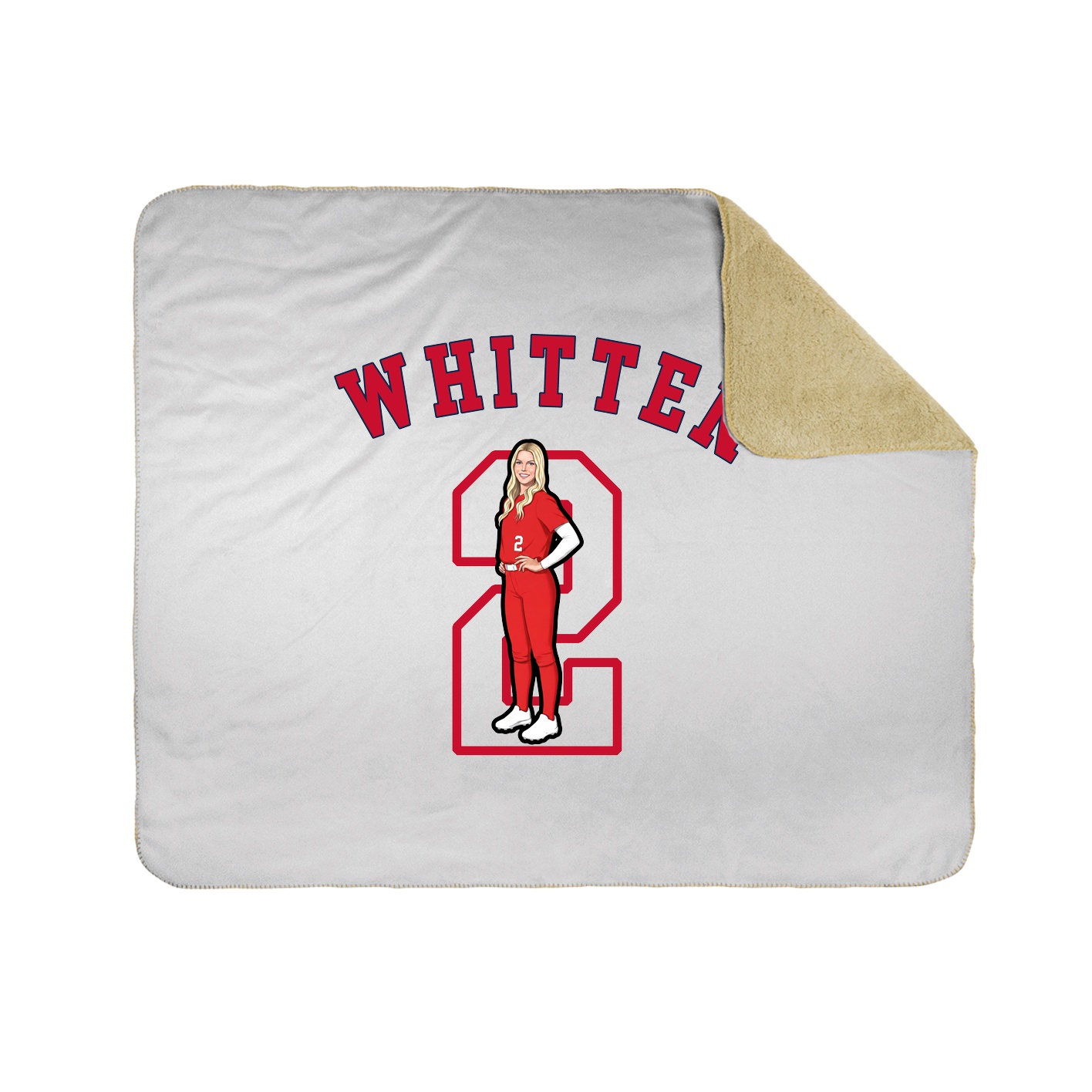 Throw Blanket — Shirsey Arch in White