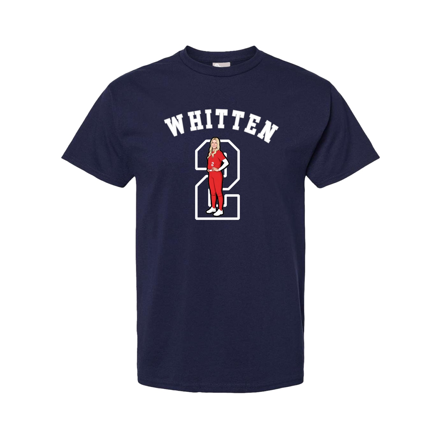 Youth Tee — Shirsey Arch in Navy