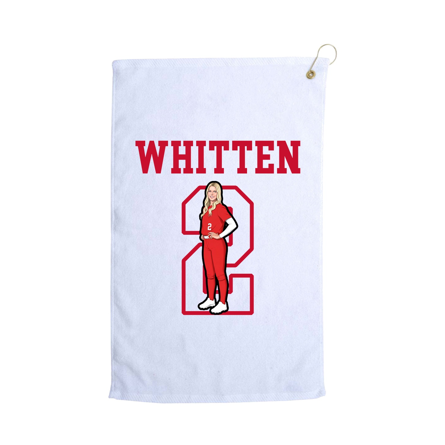Golf Towel — Shirsey in White