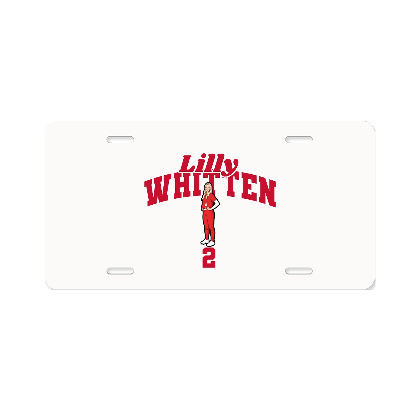 License Plate — Signature Arch in Classic