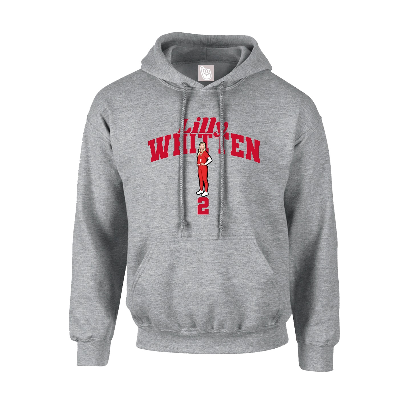 Hoodie — Signature Arch in Grey