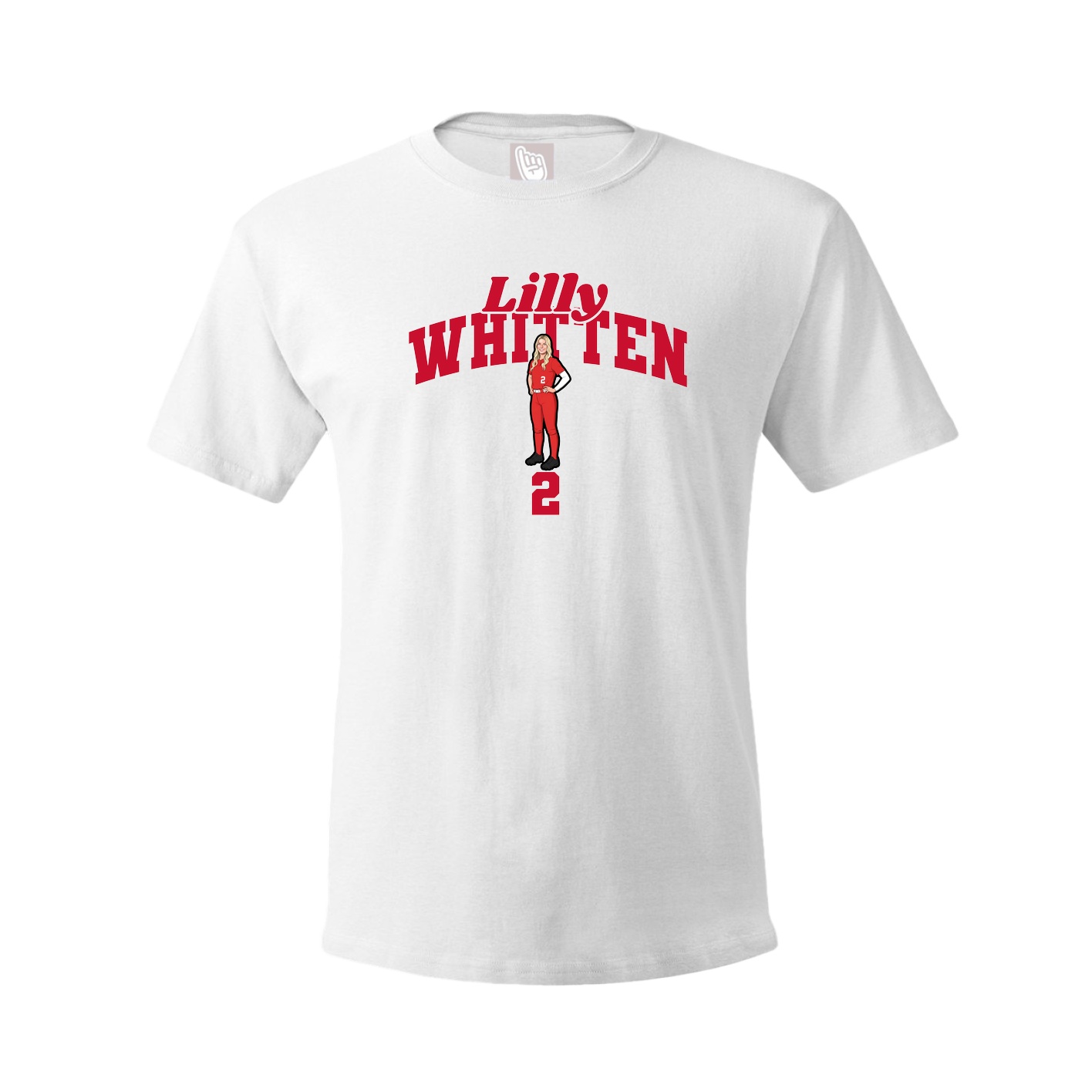 Youth Tee — Signature Arch in White