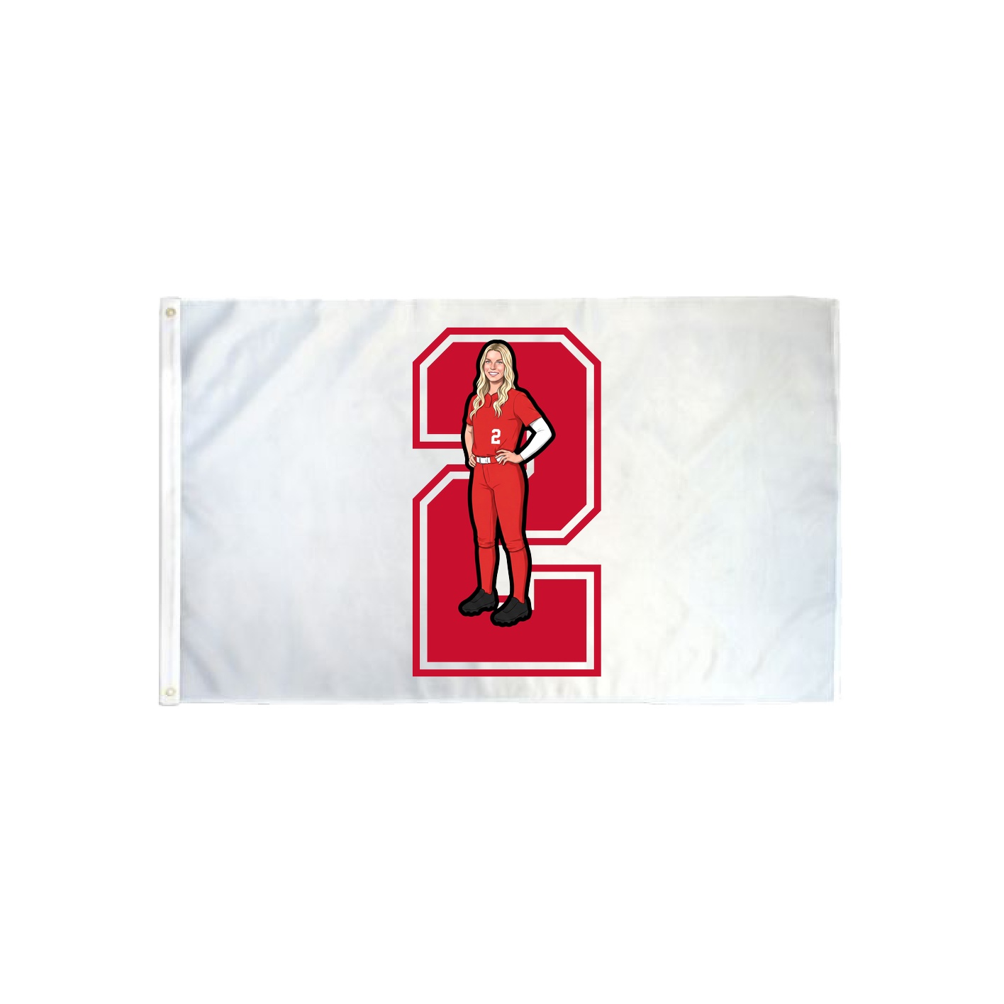3x5 Flag — Number in Classic