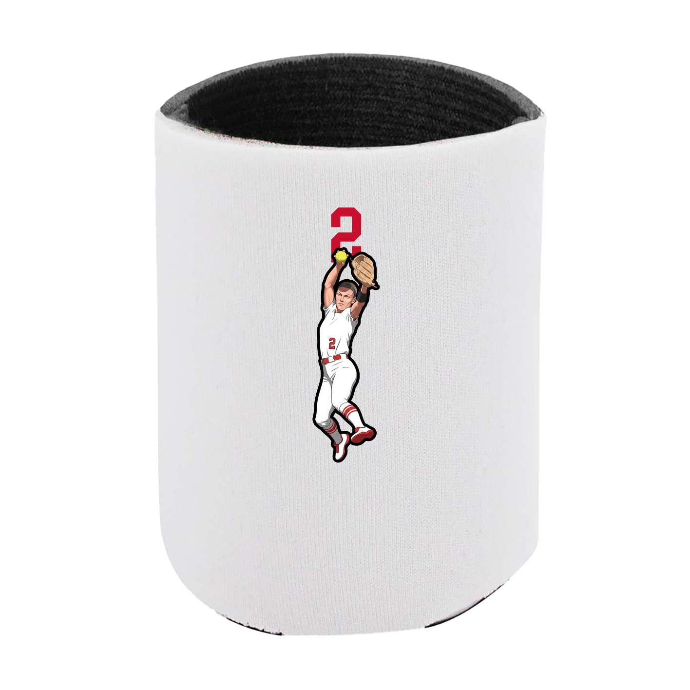 Can Holder — Number Top in White