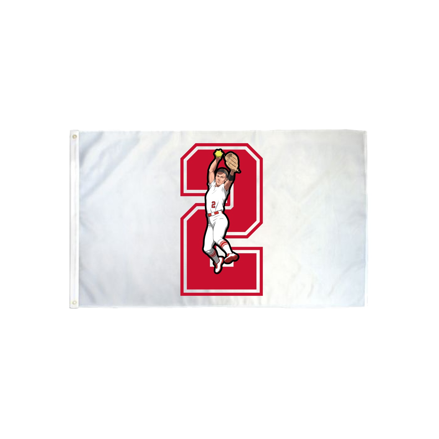 3x5 Flag — Number in Classic