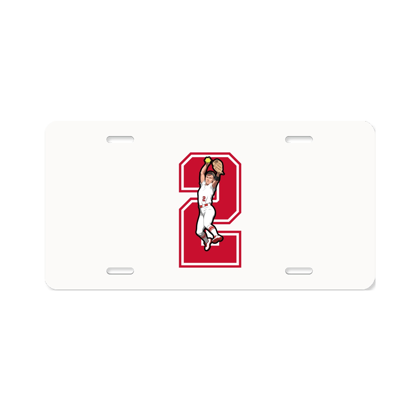 License Plate — Number in Classic