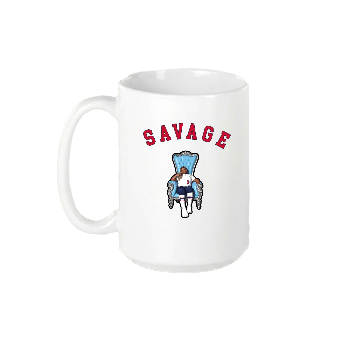 15oz Coffee Mug — Shirsey Arch in White