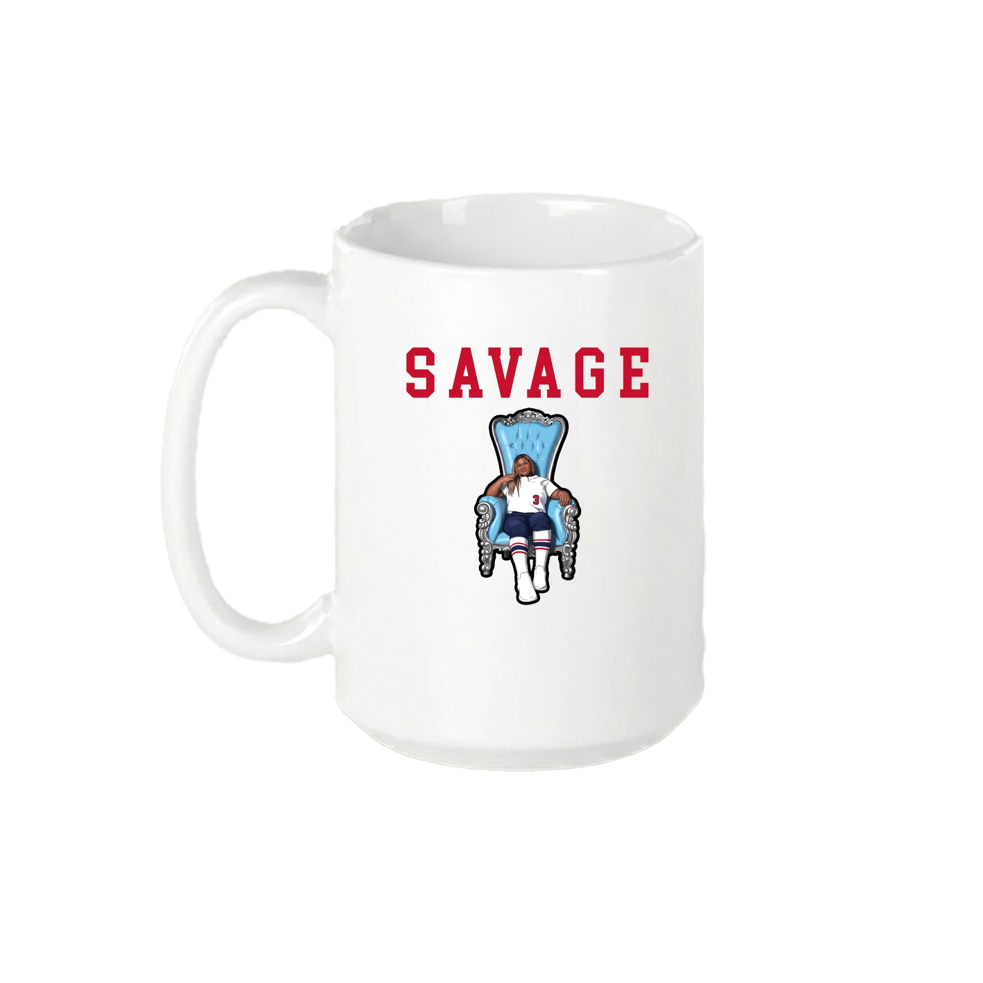 15oz Coffee Mug — Shirsey in White