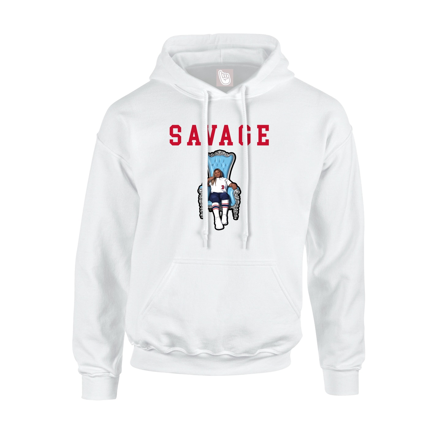 Youth Hoodie — Shirsey in White