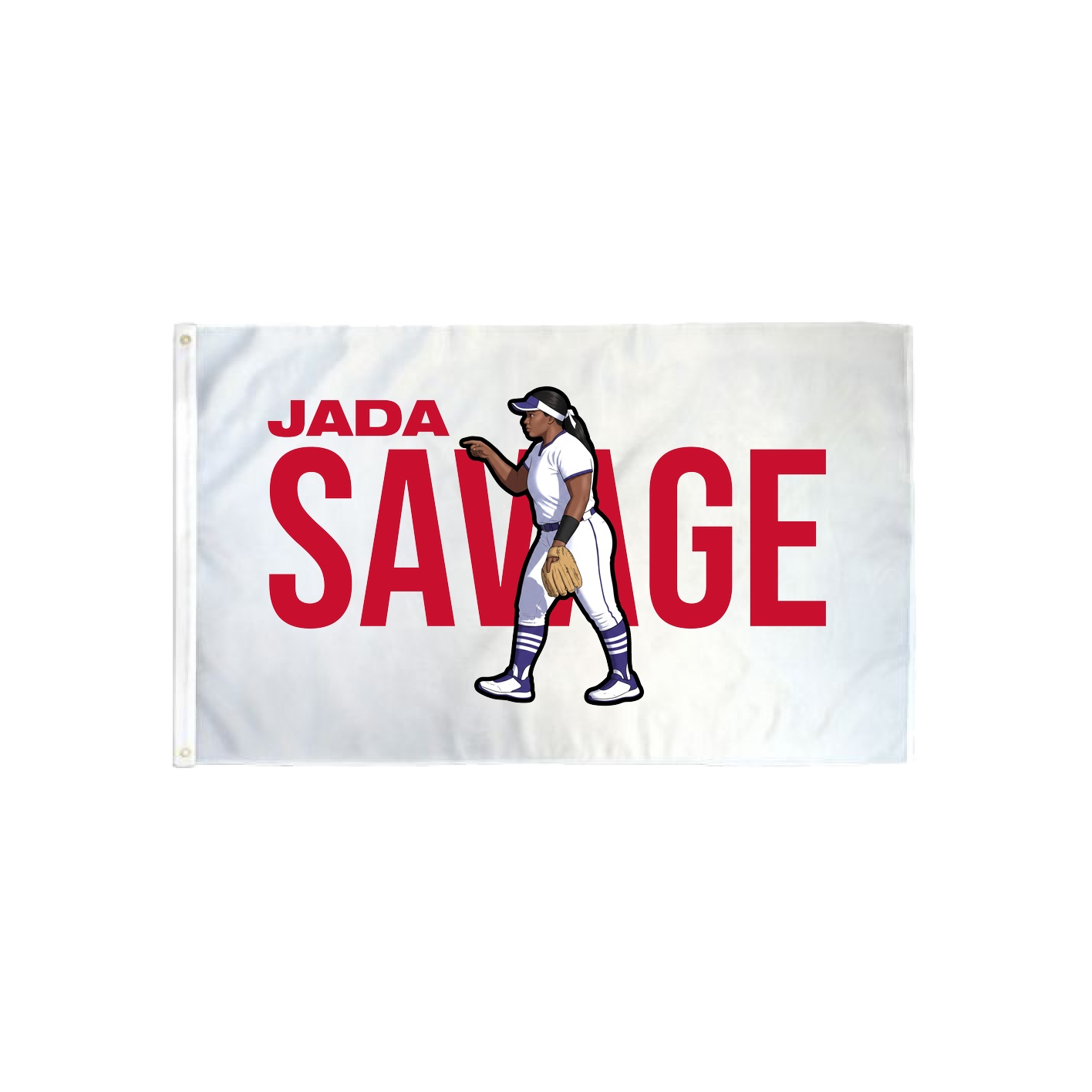 3x5 Flag — Player Name in Classic