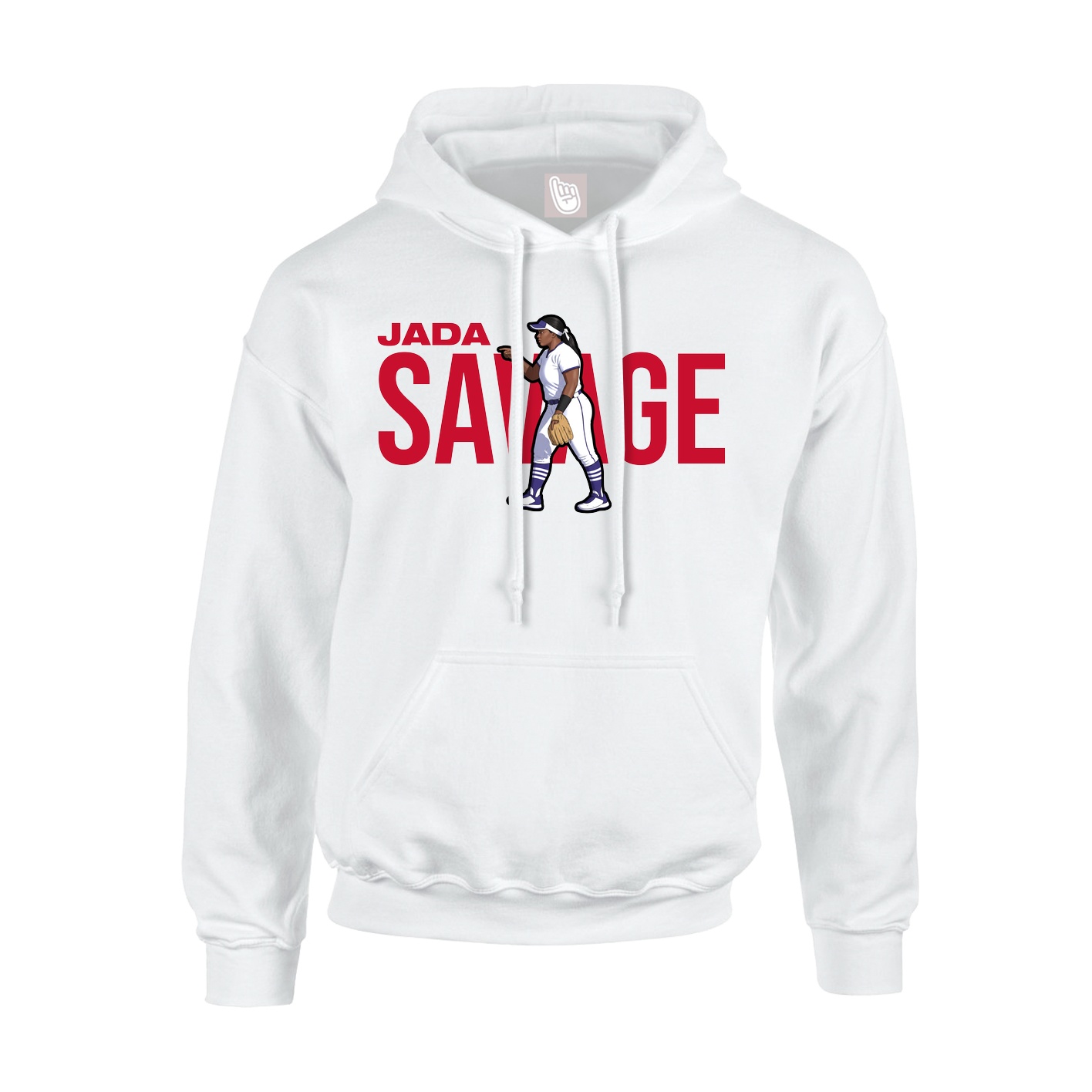 Hoodie — Player Name in White