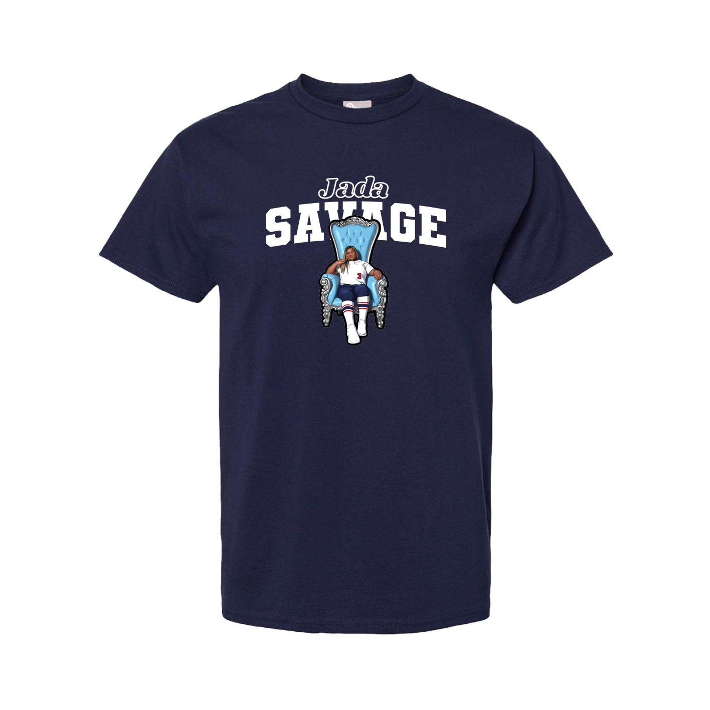 Tee — Name Arch in Navy