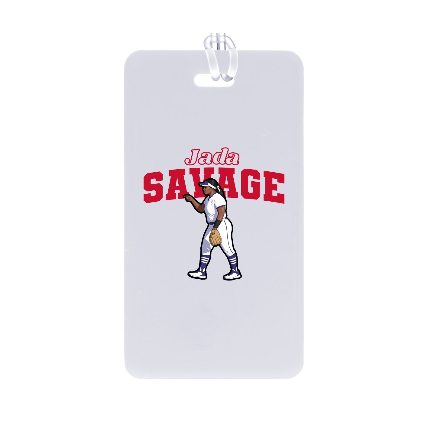 Bag Tag — Name Arch in Classic