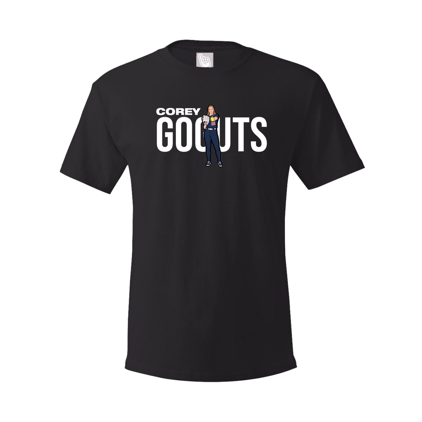 Youth Tee — Player Name in Black