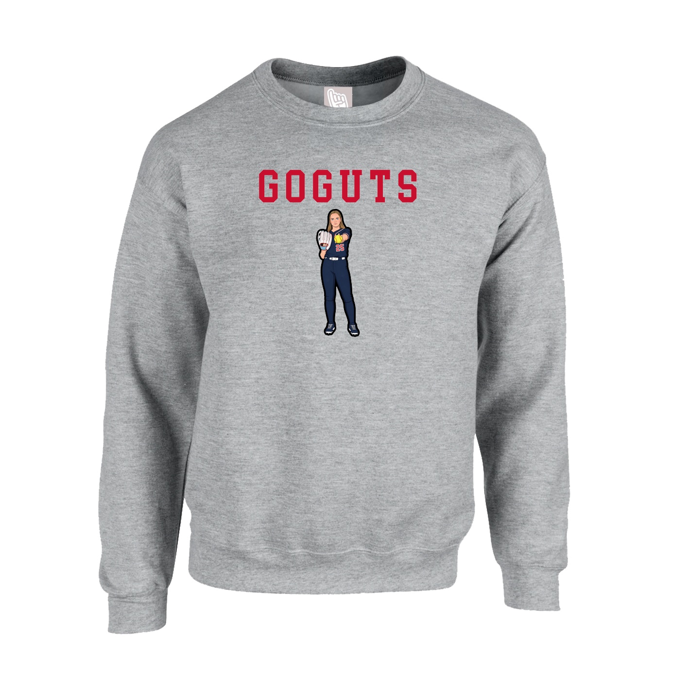 Fleece Crew — Shirsey in Grey
