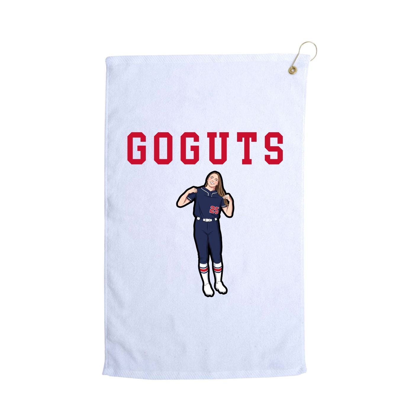 Golf Towel — Shirsey in White