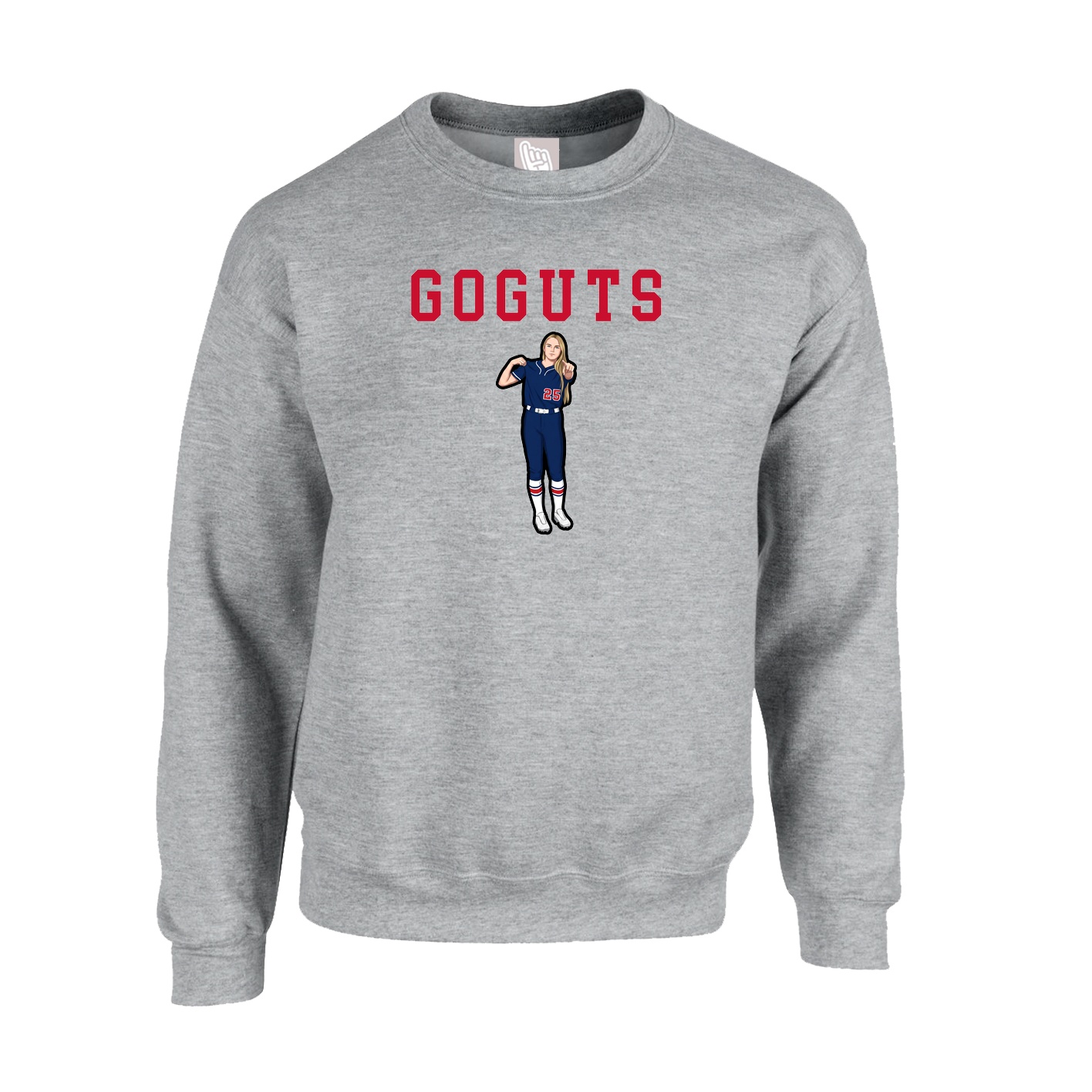 Fleece Crew — Shirsey in Grey