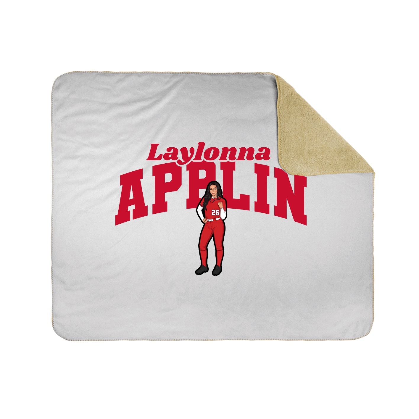 Throw Blanket — Signature Arch in White