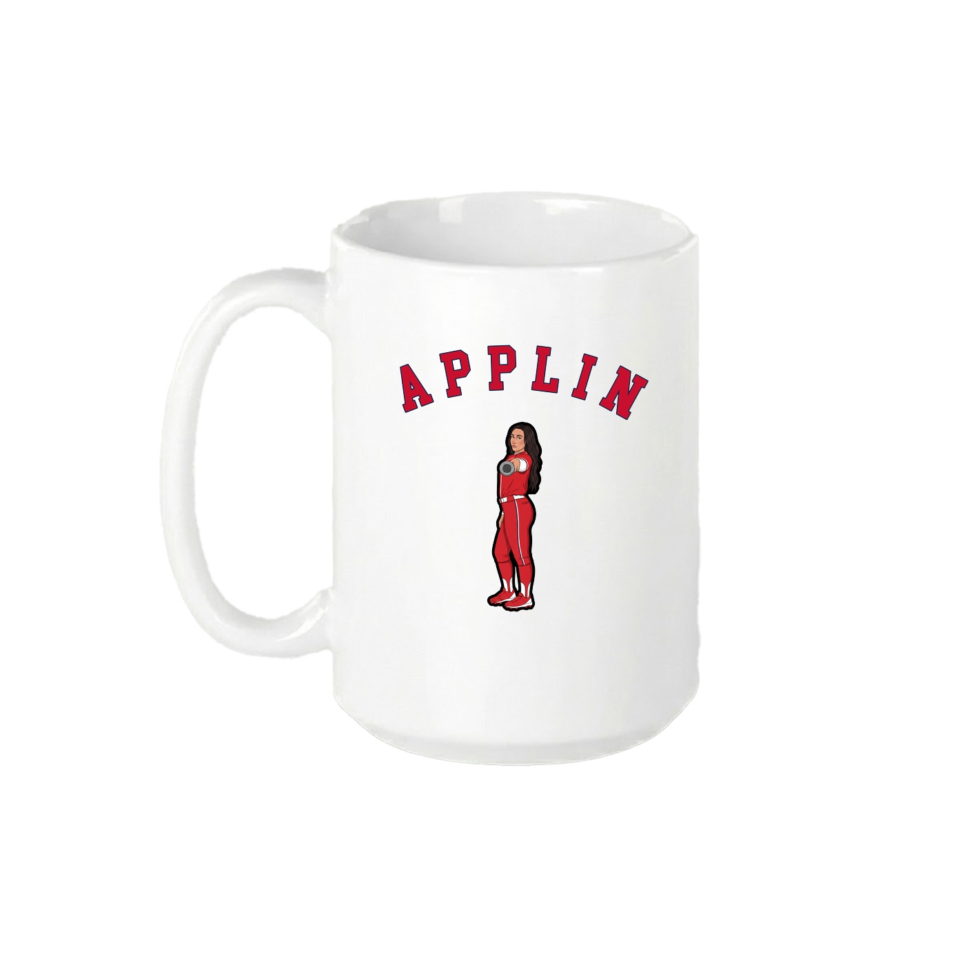 15oz Coffee Mug — Shirsey Arch in White