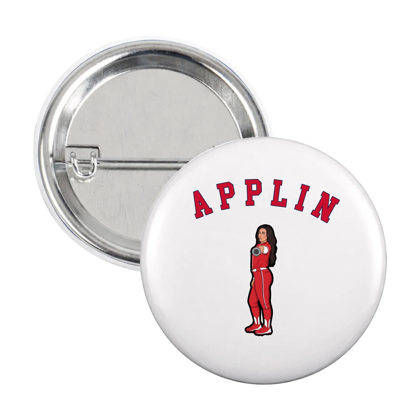 Game Day Button — Shirsey Arch in White