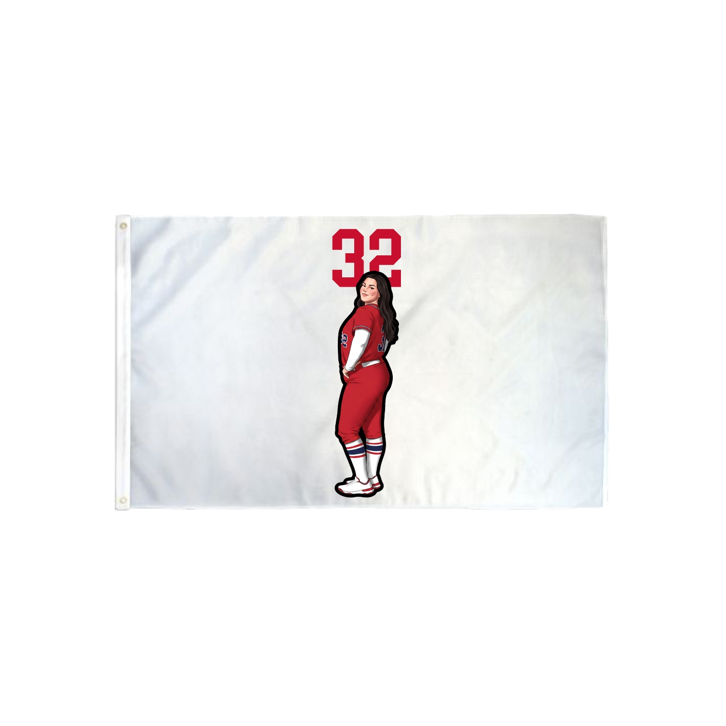 3x5 Flag — Number Top in Classic
