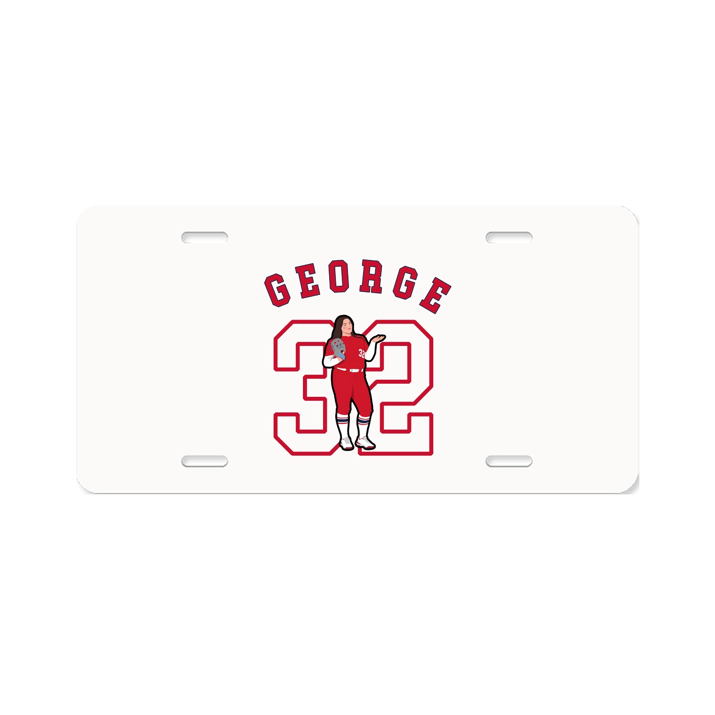 License Plate — Shirsey Arch in Classic