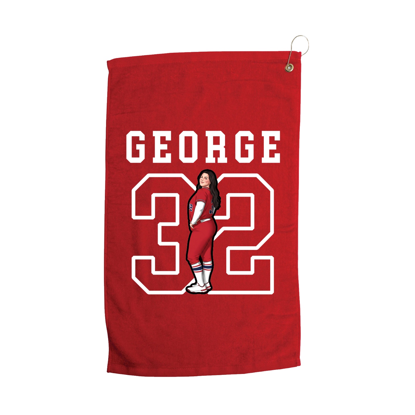 Golf Towel — Shirsey in Red