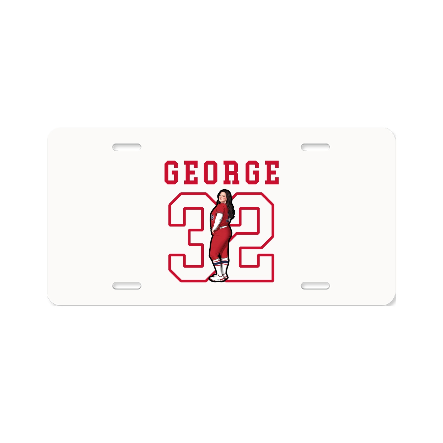 License Plate — Shirsey in Classic