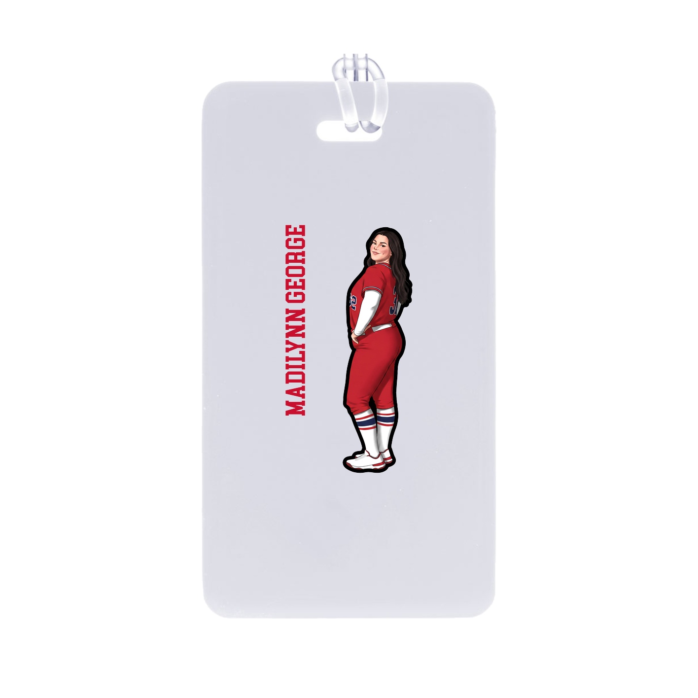 Bag Tag — Name Vertical in Classic