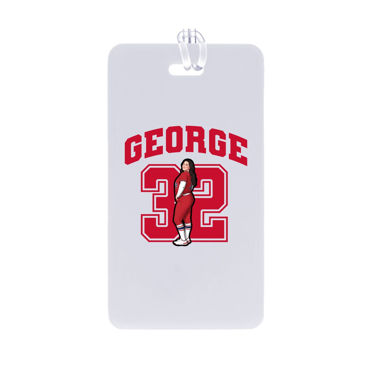 Bag Tag — Number in Classic