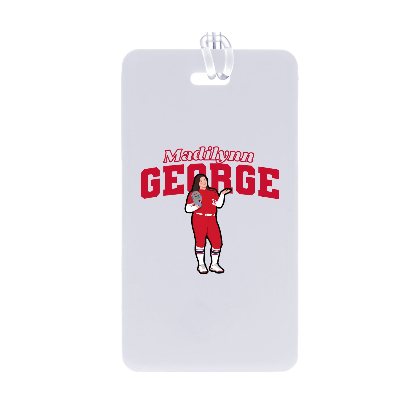 Bag Tag — Name Arch in Classic