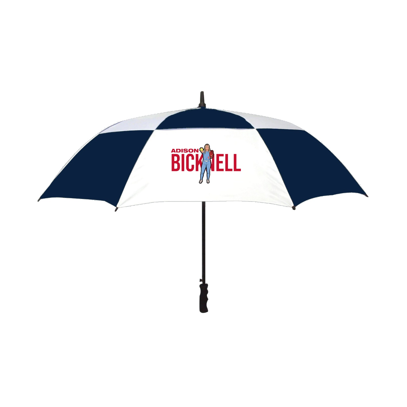 Golf Umbrella — Player Name in Navy