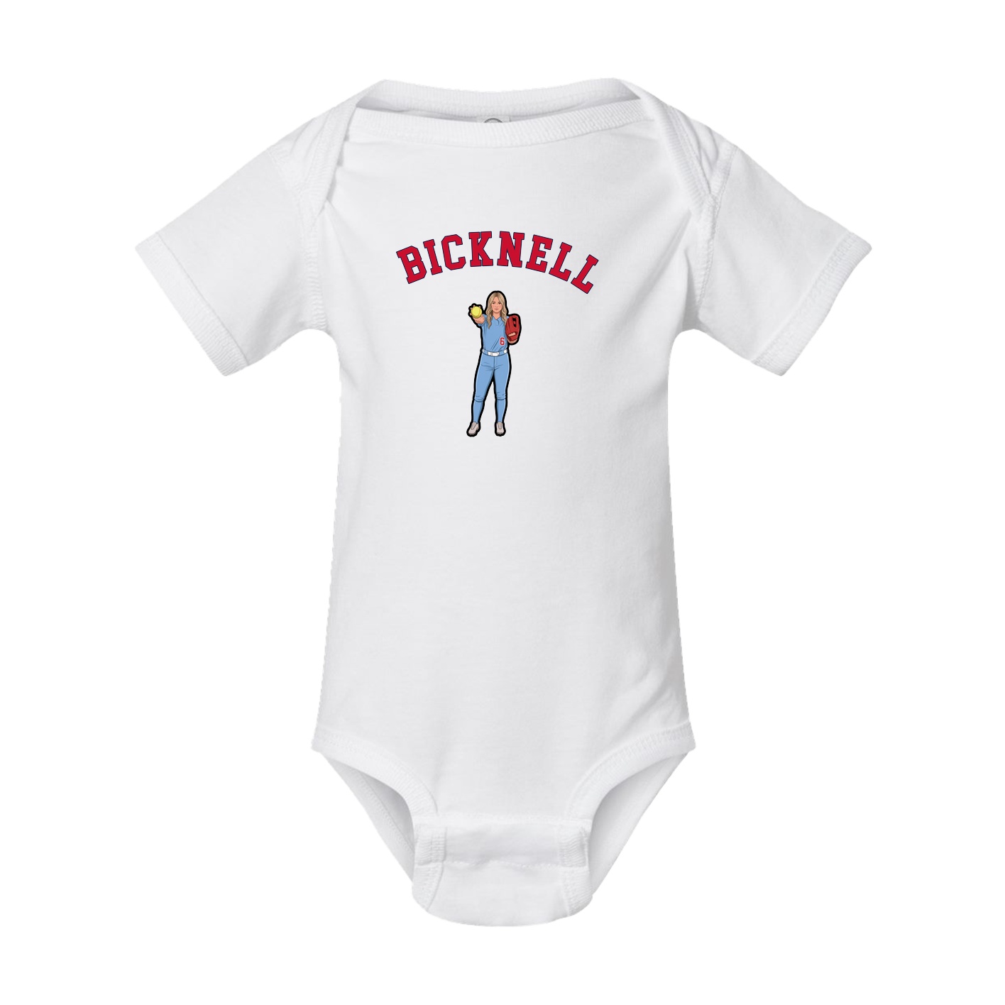 Baby Onesie — Shirsey Arch in White