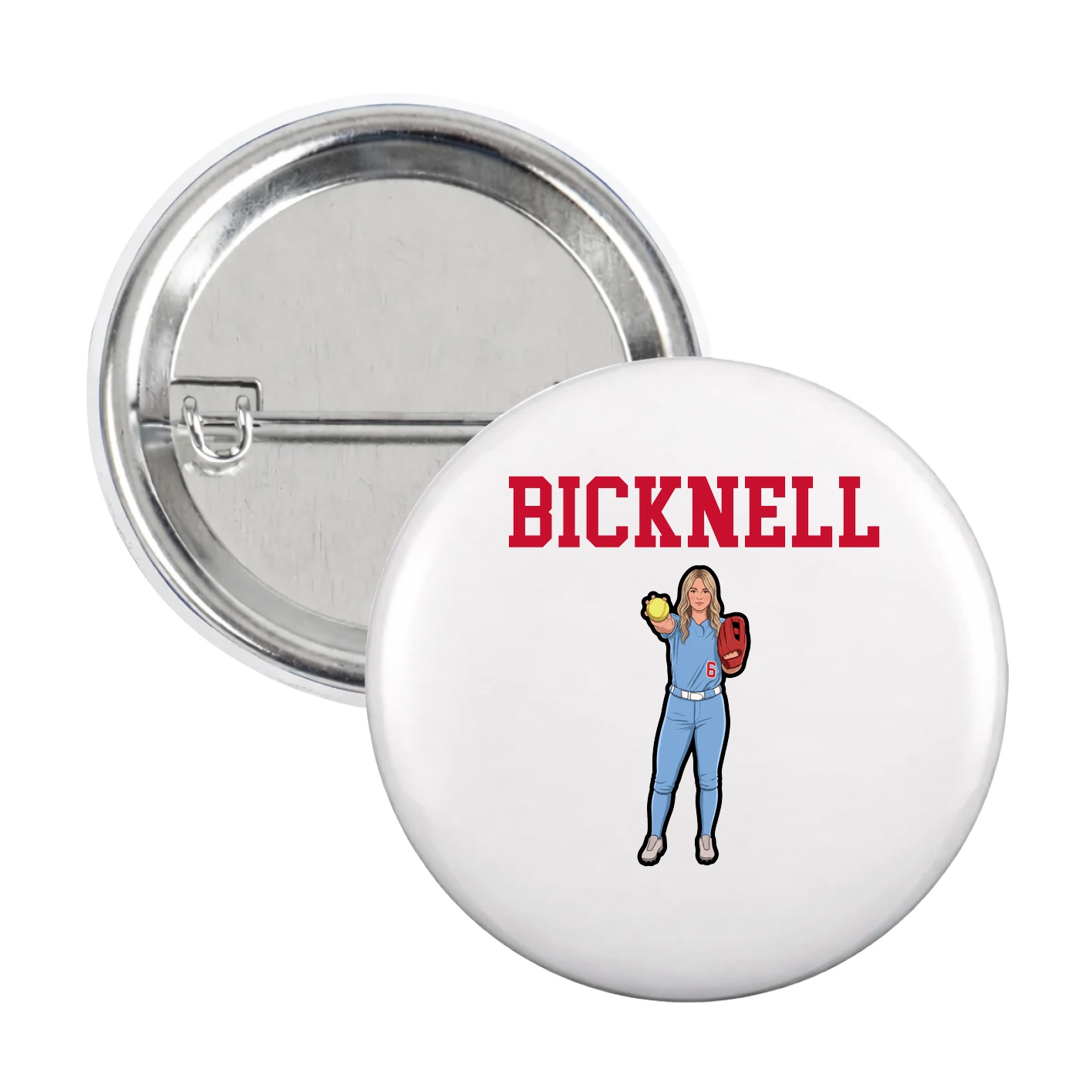 Game Day Button — Shirsey in White