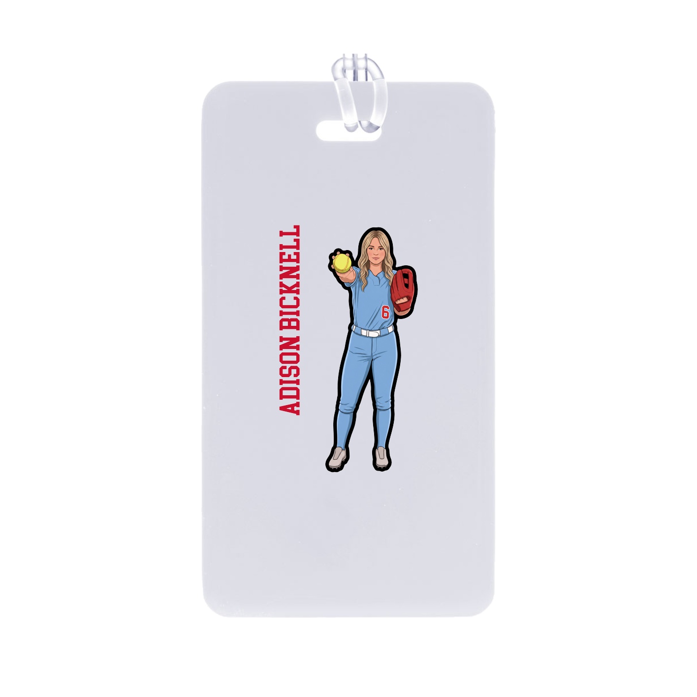 Bag Tag — Name Vertical in Classic