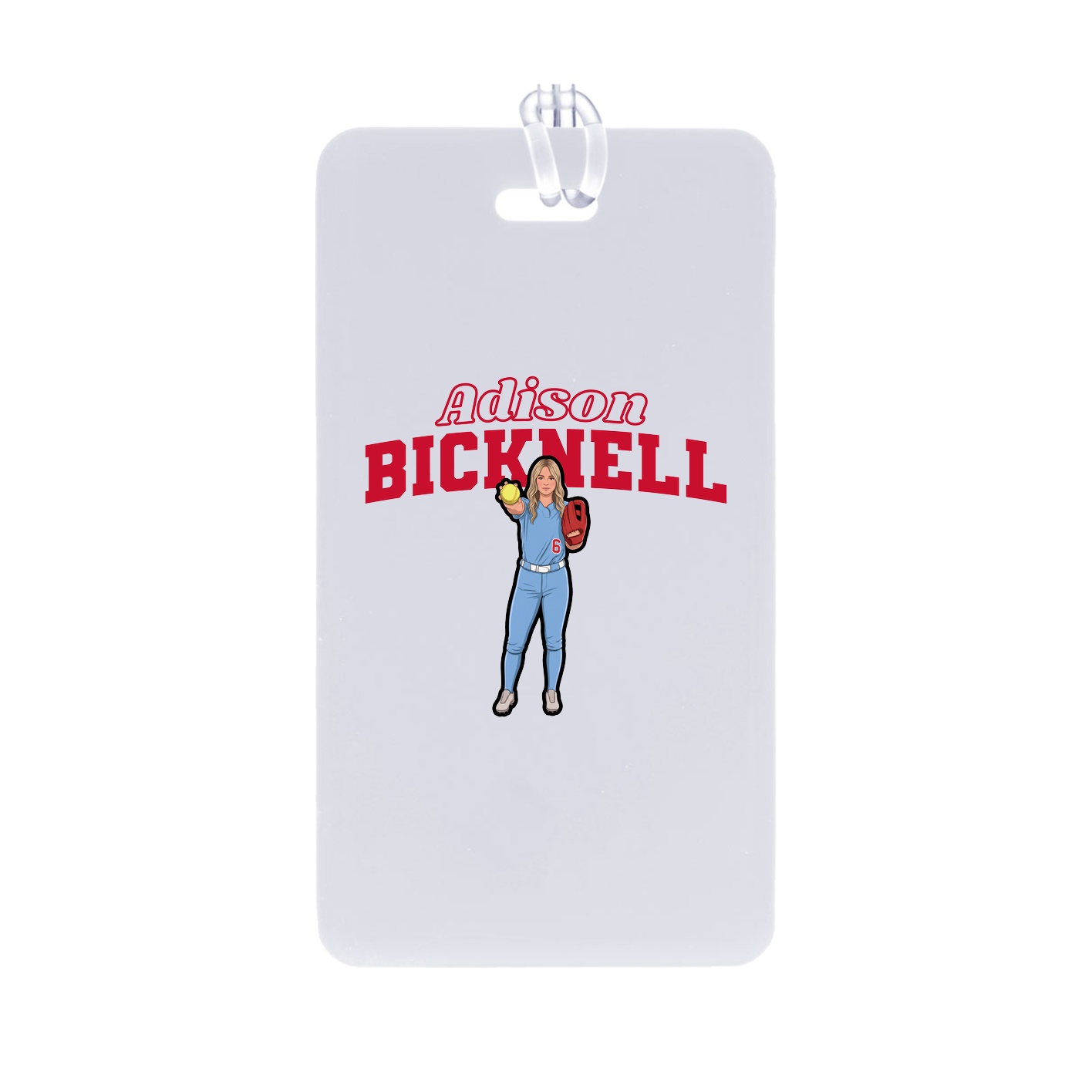 Bag Tag — Name Arch in Classic