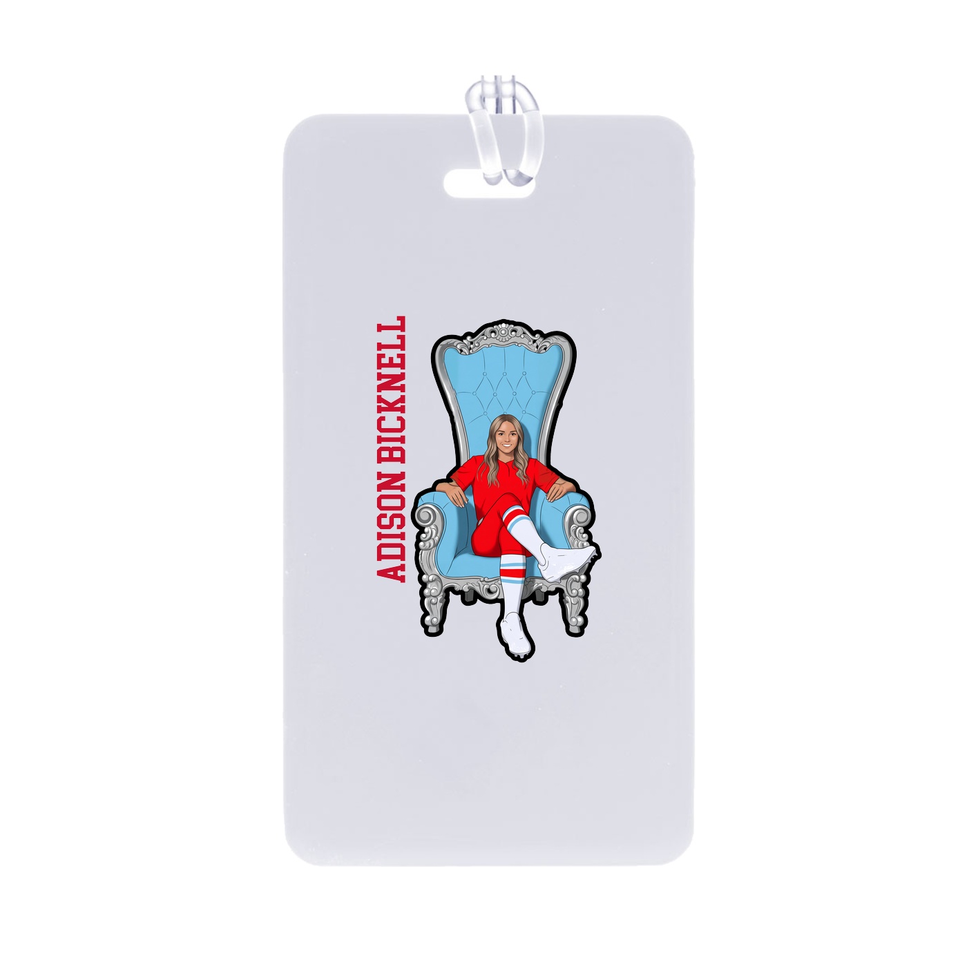 Bag Tag — Name Vertical in Classic