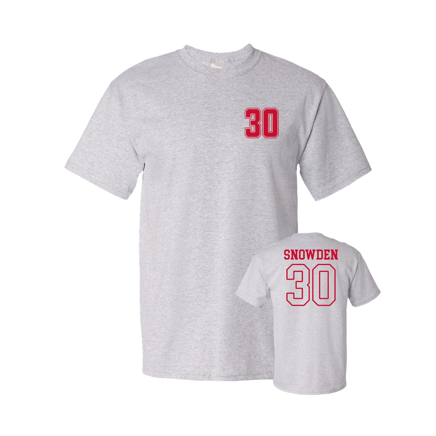 Tee — Chest Back in Grey